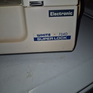 White over lock Serger